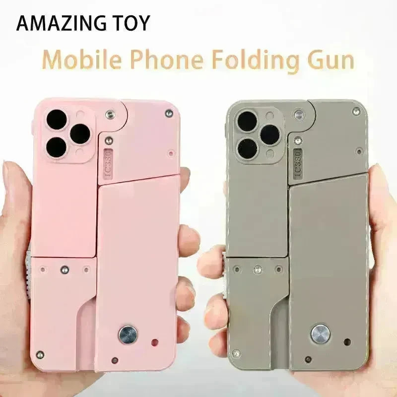mobile phone shape folding soft bullet gun toy - EX-STOCK CANADA