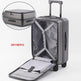 Front Open Luggage 20-inch Boarding Drop-resistant Trolley Case Extended Luggage Case | EX-STOCK Canada 