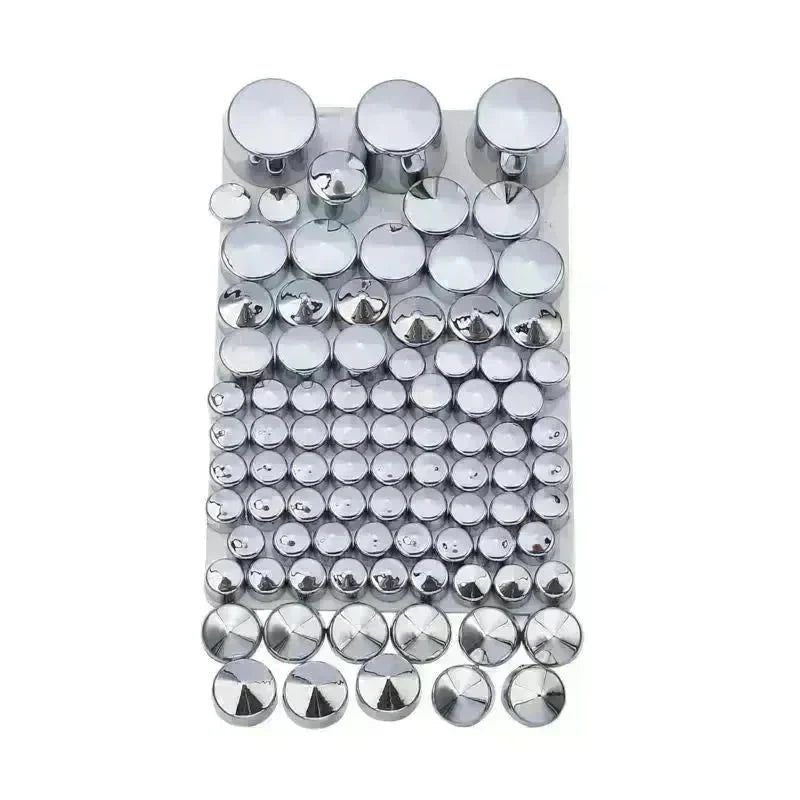 87pcs Motorcycle Chrome ABS Bolt Toppers Kit Softail Twin Cam 1984-2006 EX-STOCK
