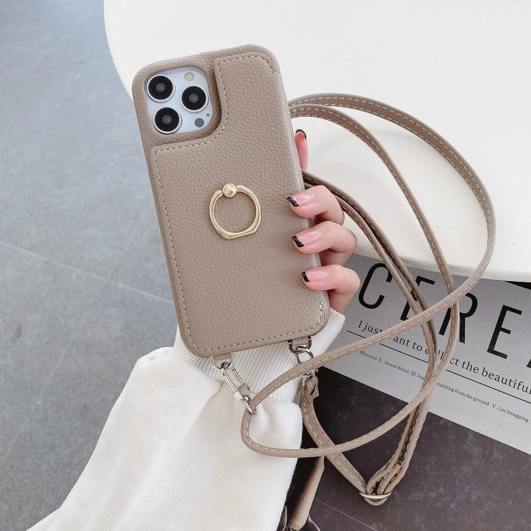 حالة هاتف Crossbody للنساء لـ iPhone
