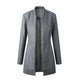 jacket blazer Women for Work white Fashion Formal female - EX-STOCK CANADA