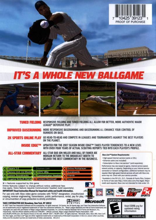 Major League Baseball 2K7 