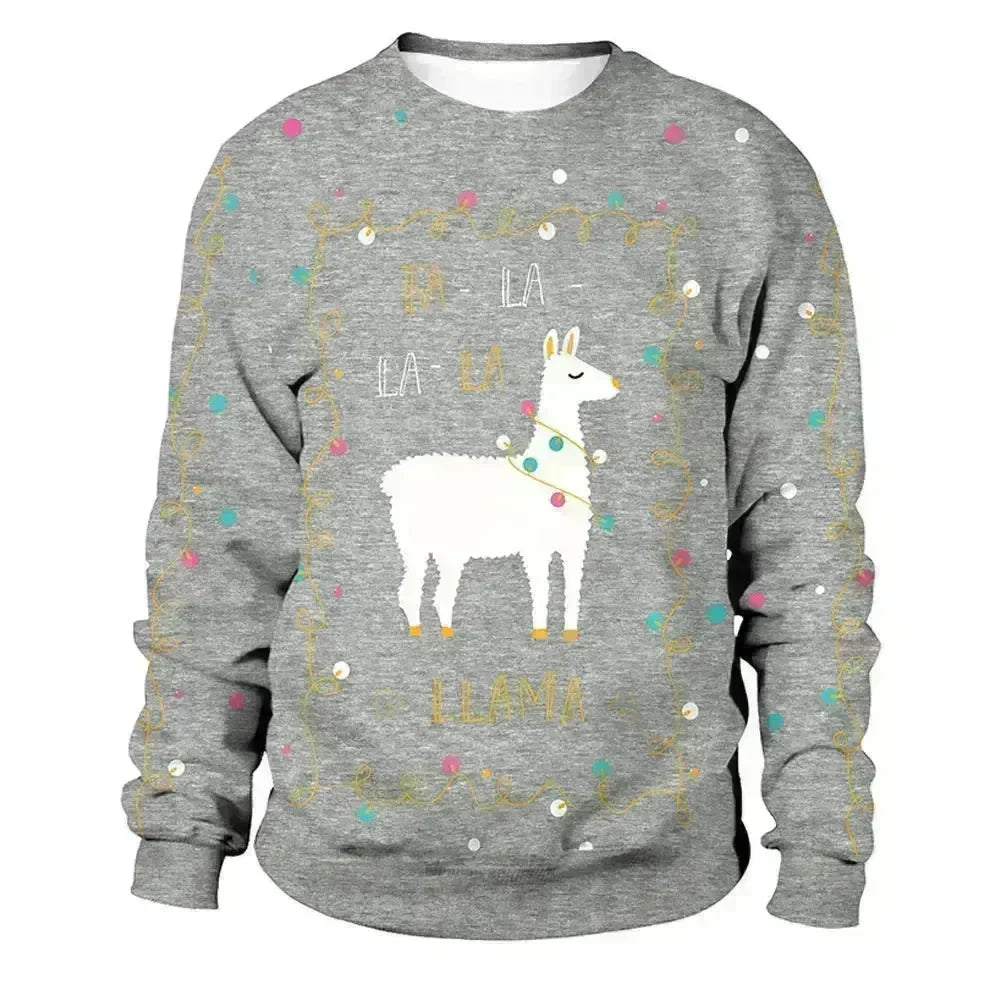Christmas Element Men's And Women's Round Neck Sweater - EX-STOCK CANADA