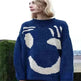 Ugly Christmas Knitted Sweater Women's Long-sleeved Round Neck Yarn-dyed Printed Top Women's - EX-STOCK CANADA