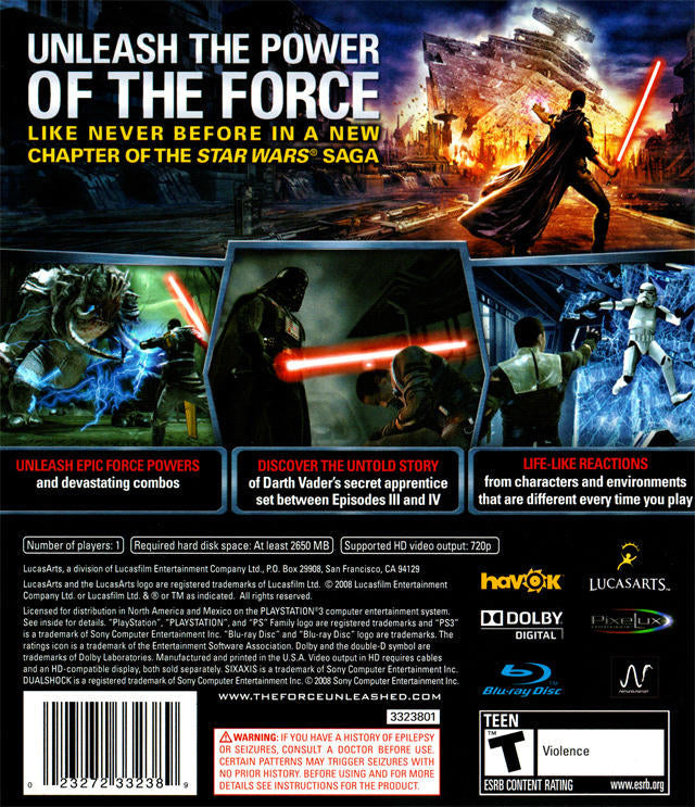 STAR WARS - LA FUERZA DESATADA 