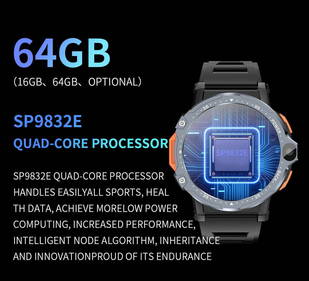 AP6 Smart Watch Dual Camera 4G Plug-in Card  EX-STOCK CANADA