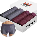 Yachen Silky mesh Breathable boxer briefs underwear men