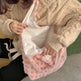 Waffle Flannel Bag Tote Bag Large Capacity Commute Minimalist Student Class Bag - EX-STOCK CANADA