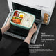Microwave Oven Heating Lunch Box Rectangular Fruit Container EX-STOCK