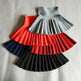 Girls Autumn Clothing Knitted Skirt High Waist Pleated Mini Skirt - EX-STOCK CANADA