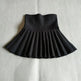 Girls Autumn Clothing Knitted Skirt High Waist Pleated Mini Skirt - EX-STOCK CANADA