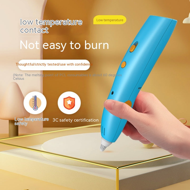 LP03 Rechargeable 3D Drawing Pen – Blue, Green, Orange & White