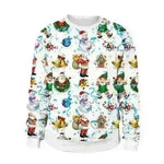 Ugly Christmas Sweater For gift Santa Deer Elf Funny Pullover - EX-STOCK CANADA