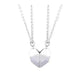 Creative Magnet Necklace Love Heart Broken Men And Women - EX-STOCK CANADA