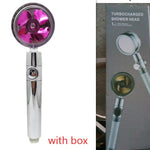 Shower Head Water Saving Flow 360 Degrees Rotating With Small Fan ABS Rain High Pressure Spray Nozzle Bathroom Accessories EX-STOCK Canada 