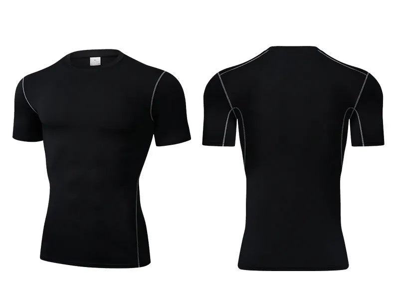 Men's Basketball Sports Tight Short-sleeved Workout Clothes - EX-STOCK CANADA