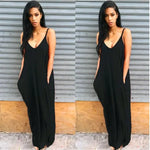 Plus size summer maxi dress beach vacation resort dress with pocket