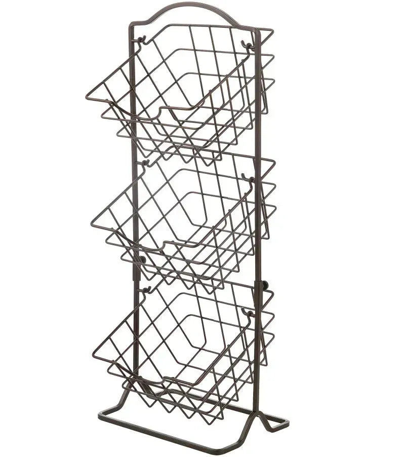 Simple Multi-layer Iron Can Be Shaken Storage Shelf Kitchen Organizer - EX-STOCK CANADA