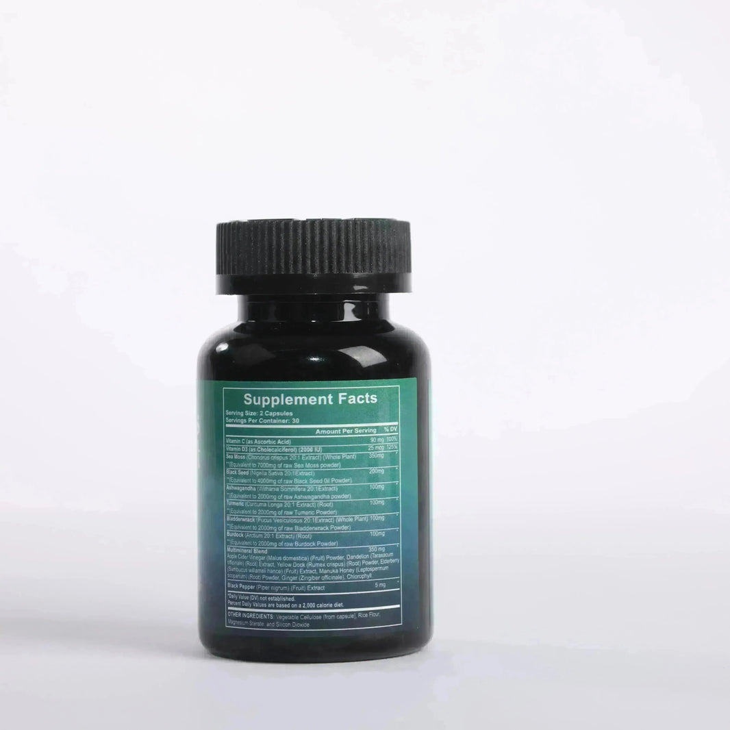 Tumeric Black seed oil sea moss - EX-STOCK CANADA