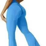 Women Sleeveless Flare Long Pant Yoga Fitness Jumpsuits - EX-STOCK CANADA