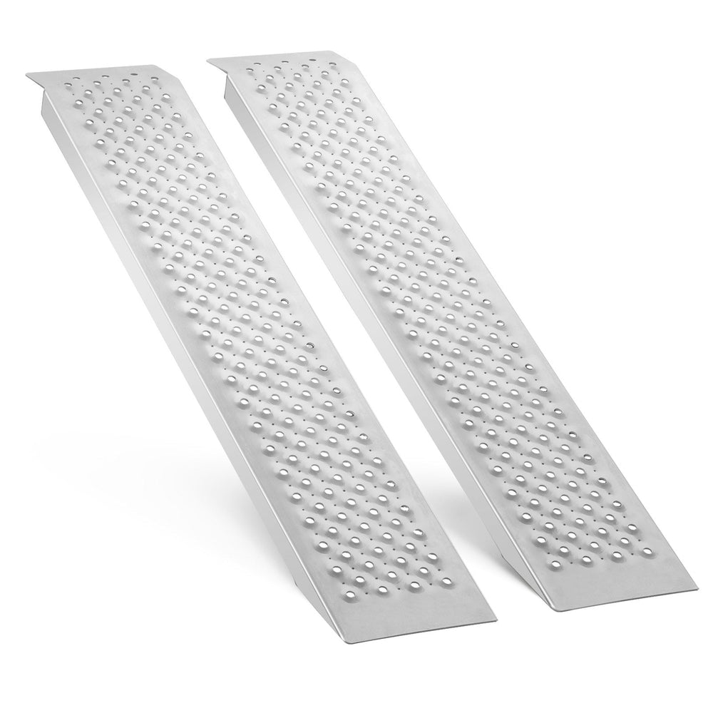 47.2 X 8.5 Aluminum Ramps 880 LBS Capacity Loading Ramps 2PCS EX-STOCK