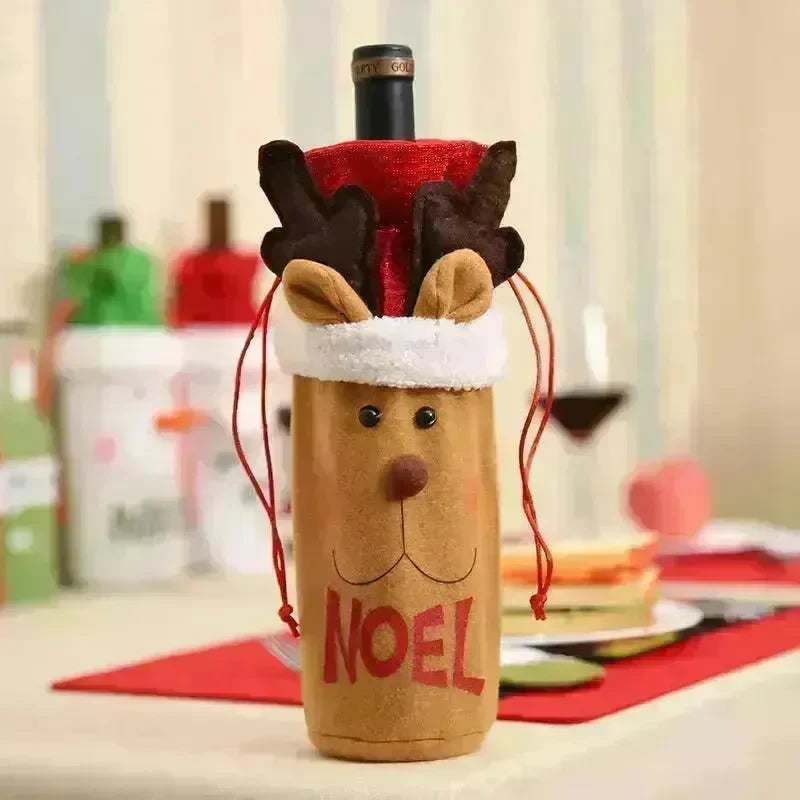 Christmas Decorations Christmas Wine Bottle Socks - EX-STOCK CANADA