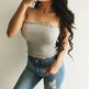 Sexy Fashion Summer Skinny Women Sleeveless Crop Tops Backl - EX-STOCK CANADA