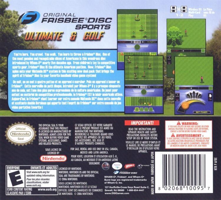 Original Frisbee Disc Sports: Ultimate & Golf 