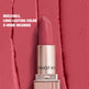 Pink lipstick with 'PHOFAY' branding on a red background