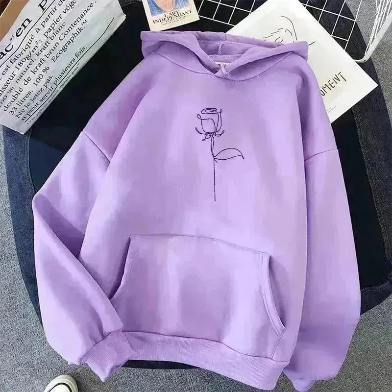 Rosane - Rozendruk Hoodies Big Pocket Sweatshirts Unisexe