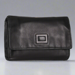 BOL Women's Square Tab Leather Wallet EX-STOCK Canada 