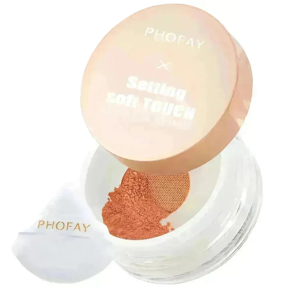 PHOFAY Soft Touch Loose Setting Powder Smooth Long Lasting Makeup - EX-STOCK CANADA