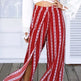 Casual Women High waist Wide leg Printed Split Palazzo Trouser - EX-STOCK CANADA