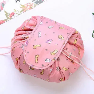 Animal Printing Large Capacity Drawstring Lazy Cosmetic Storage Bag - EX-STOCK CANADA