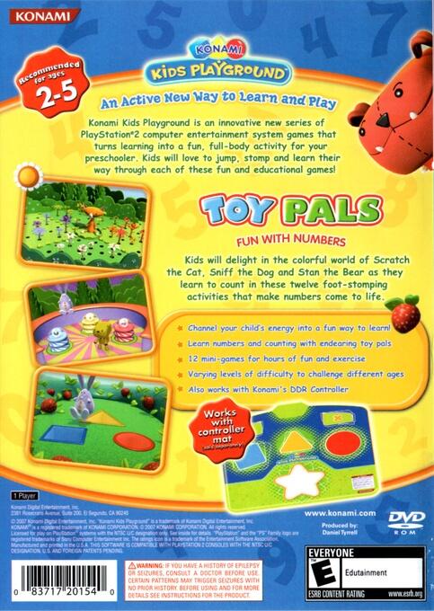 Konami Kids Playground: Toy Pals Fun with Numbers 