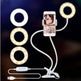 LED Selfie Ring Light for Live Adjustable Makeup Light-8cm Stand EX-STOCK