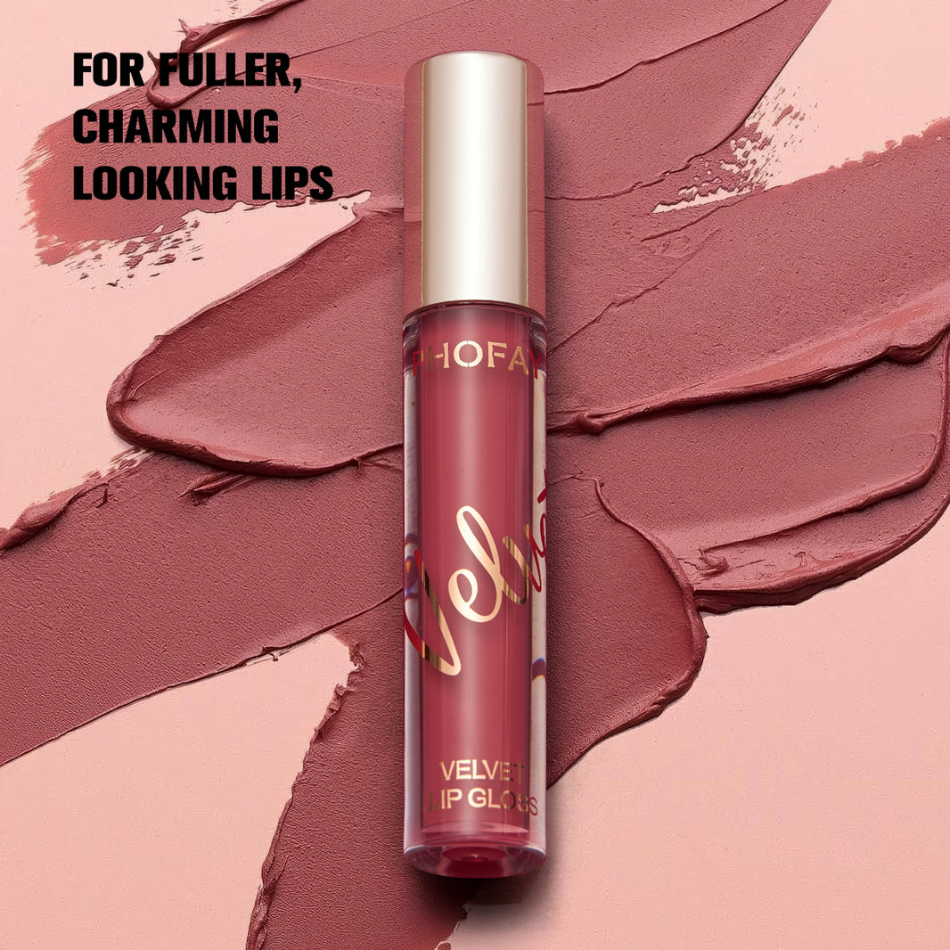 PHOFAY Velvet Lip Gloss – Weightless Matte Finish, 3ml (8 Shades) 2
