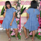 Casual Loose denim dress - EX-STOCK CANADA
