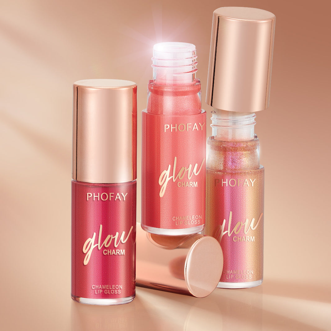 PHOFAY Moisturizing Shimmer Lip Gloss – 7.5ml (6 Shades + Sets)