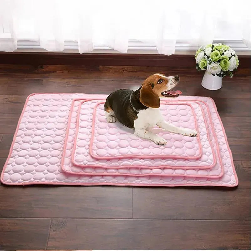 Pet Dog Cat Ice Silk Cold Nest Pad For Cooling In Summer - EX-STOCK CANADA