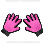 Silicone Pet Hair Removal Glove Comb Pet Grooming Gloves Brush - EX-STOCK CANADA