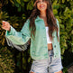 Autumn And Winter Casual Loose-fitting Tassel Chain Denim Jacket For Women - EX-STOCK CANADA
