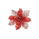 Glitter Artifical Christmas Flowers Christmas Tree Decorations For Home Fake Flowers Xmas Ornaments New Year Decor - EX-STOCK CANADA