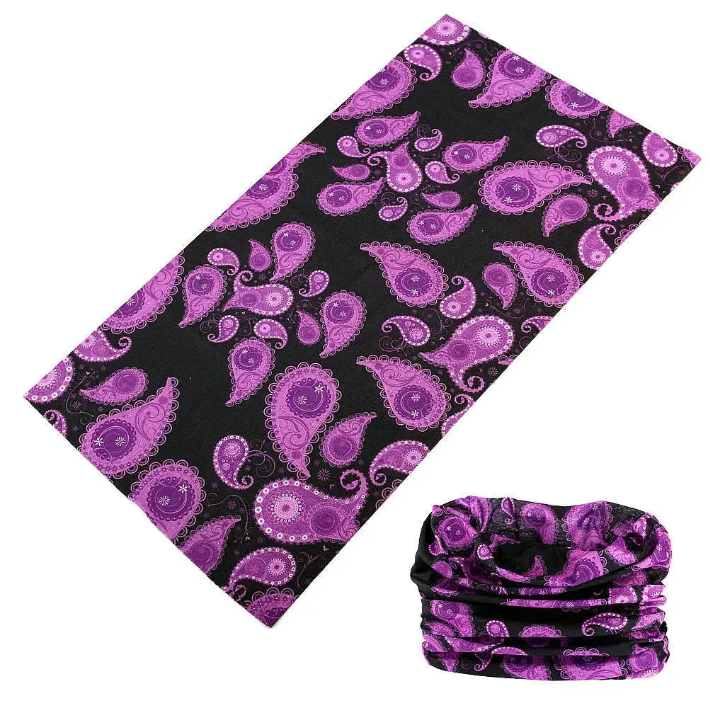 Outdoor Sun Protection Seamless Magic Riding Bandana Scarf Neck Gaiter - EX-STOCK CANADA