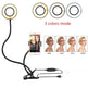 LED Selfie Ring Light for Live Adjustable Makeup Light-8cm Stand EX-STOCK