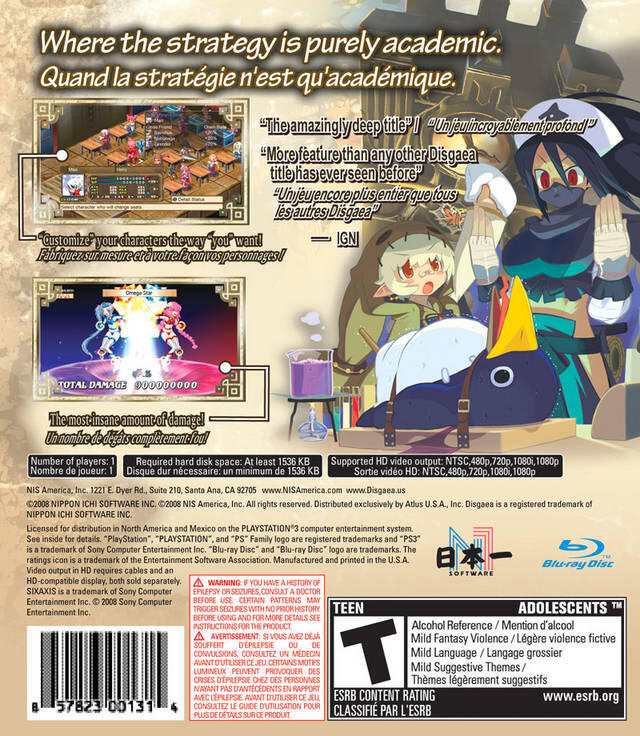 Disgaea 3: Absence of Justice 
