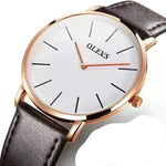 Reloj de cuarzo ultra delgado