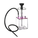Arabic hookah with light full set of acrylic LED square pot - EX-STOCK CANADA