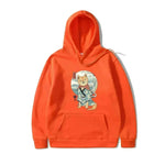 Women Shiba Inu Dog Illustration Printed Casual Hooded Sweater