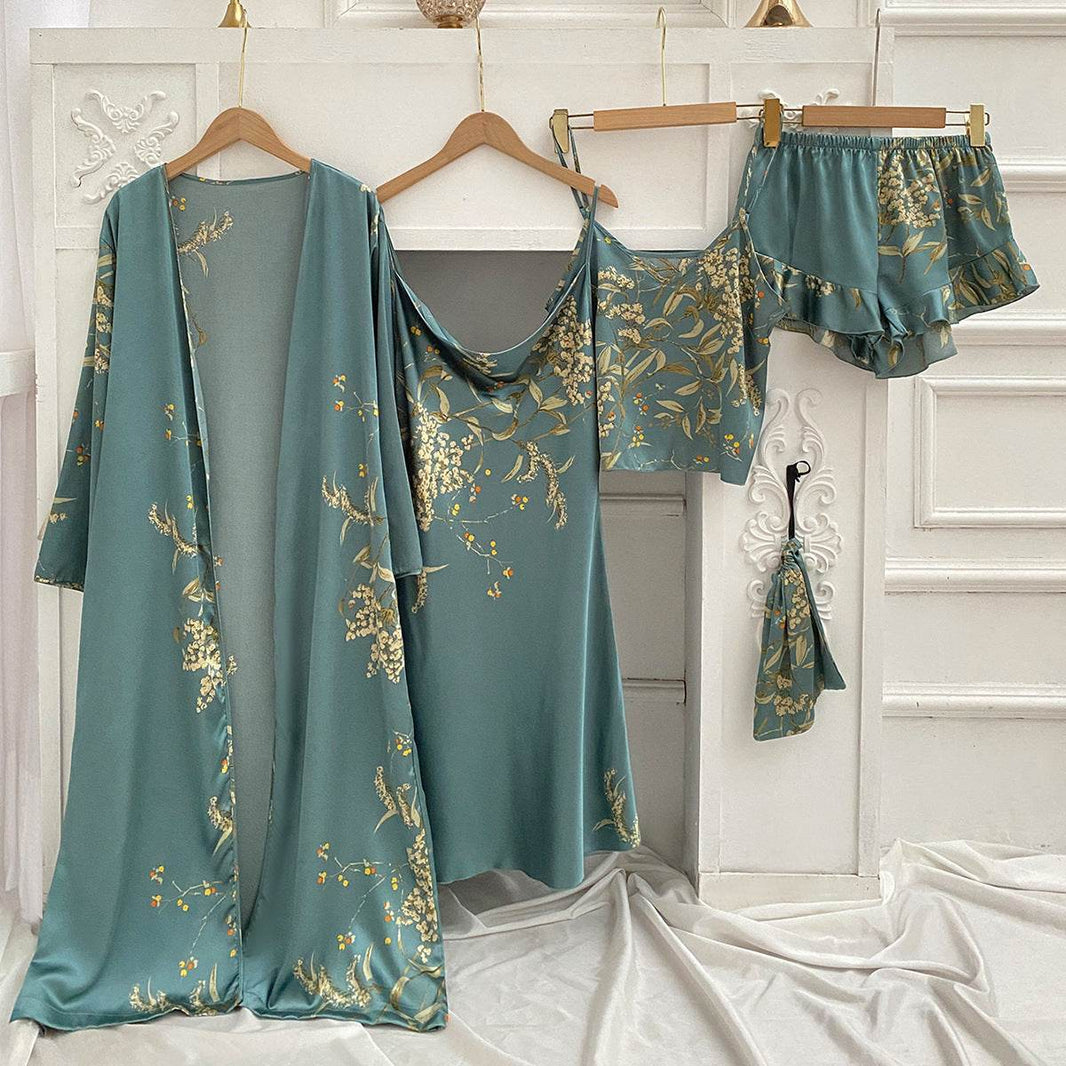 Printed Little Cherry Pajamas For Women - EX-STOCK Canada